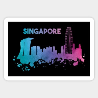 Singapore Skyline Sticker